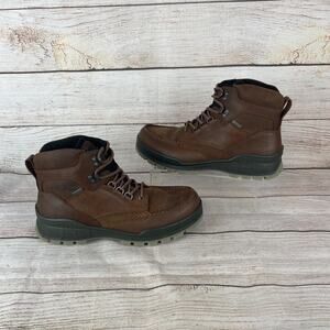 ECCO Track 25 GTX Mens Sz EU 43 US 9-9.5 Hiking Boots Brown Leather
